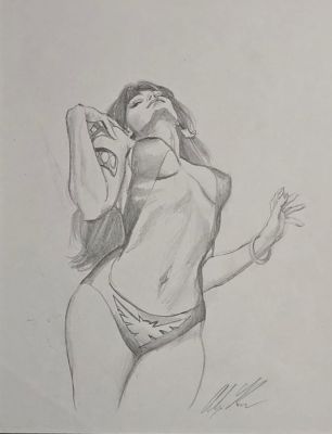 Ross, Alex - 1 Couverture préliminaire originale - Vampirella #1 Black & White Variant Cover Dynamite 2019 | Catawiki