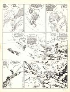 Grzegorz Rosinski - Planche originale n°10 de l‘histoire La Montagne d‘Odin - Aaricia - Thorgal