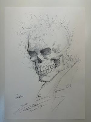 Parrillo, Lucio - Original drawing - Ghost Rider - 2017 | Catawiki