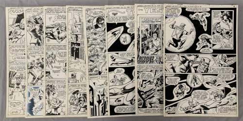 D.C. Comics Original Art (8) Pages. | Weiss Auctions