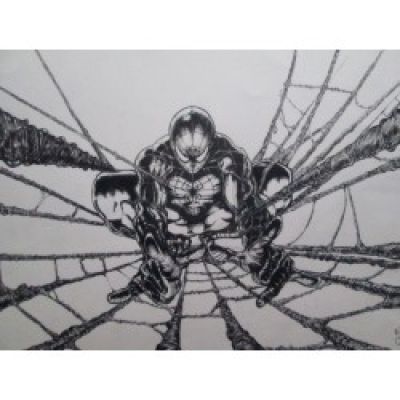 Calméjane Lionel | Dessin Original, Spider... | Entre-Image