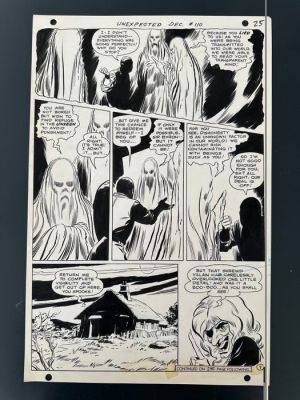 Bill Draut - 1 Original page - Tales of the Unexpected #110 page 26 - Tales of the mad mod Witch page 7 - 1969 | Catawiki