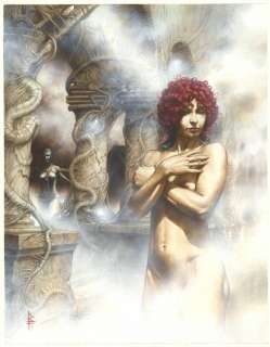 Riccardo Federici - Couvrture originale de l‘album - La Porte de l‘Ange - Saria