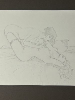 Frollo, Leone - 1 Original drawing - Erotic Ladies - Erotica | Catawiki