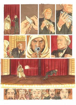 Julen Ribas | Planche originale n°26 - Artifices, un magicien en Algérie | Daniel Maghen