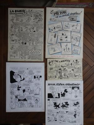 Erik - 5 Original page - Cœurs Vaillant - Ames vaillantes - J2 magazine - 1954/1974 | Catawiki