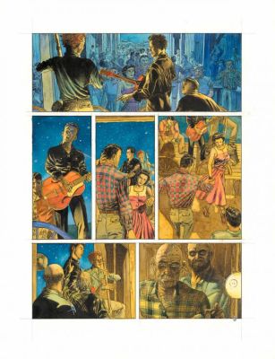 Christophe Dubois | Planche originale n°58 - Rockabilly | Daniel Maghen