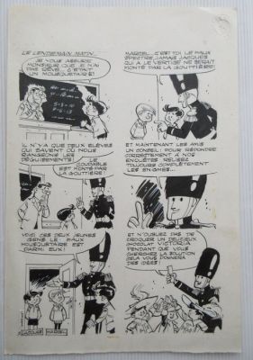 Berck - 1 Original page - Publicité Publiart - Le spectre du mousquetaire - 1960 | Catawiki