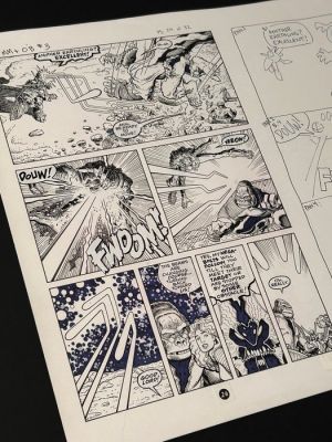 Adams, Arthur - 1 Original page - Monkeyman and O’Brien - Monkeyman & O’Brien #3 p.24 - 1996 | Catawiki