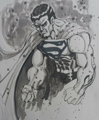 Gary Shipman - 1 Original drawing - Superman - 2016 | Catawiki