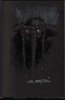 Val Mayerik - Adventure Into Fear Omnibus Hardcover Book - with Art of Man-Thing on First Page - From Val Mayerik Estate