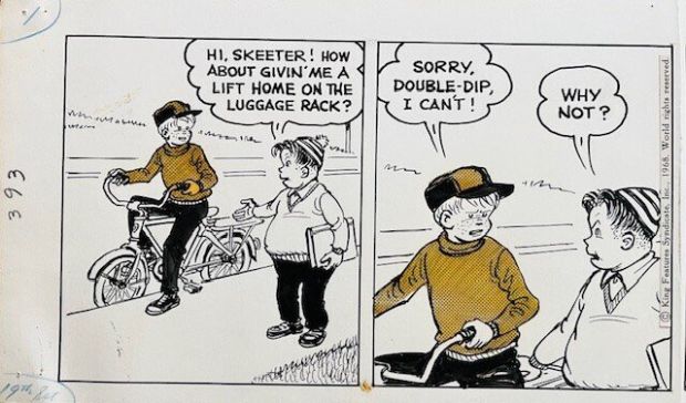Wally Bishop - 1 Original page - Muggs and Skeeter - 1968 | Catawiki