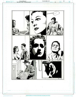 The Bat-Man: Second Knight #2 p.21 - Julie Tries to Convince Bruce to Stop Crime Fighting! | Comic Book Art Gallery