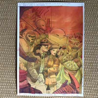 Torres, Daniel - 1 Original colour drawing - Roco Vargas - El Bosque Oscuro - 1999 | Catawiki