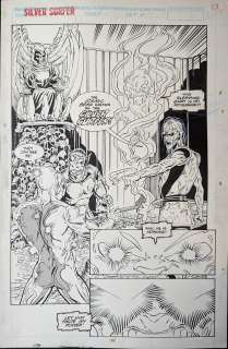 Ron Lim / Tom Christopher - Silver Surfer #34 p.10 Resurrection of Thanos First Appearance Page! 1990