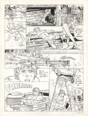 Cosey | Planche originale n°14 - Greyshore Island - Jonathan | Daniel Maghen