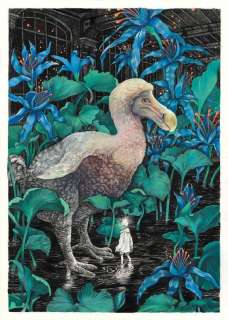 Daria Schmitt - Illustration originale, La Mare aux songes - La Tête de mort venue de Suède