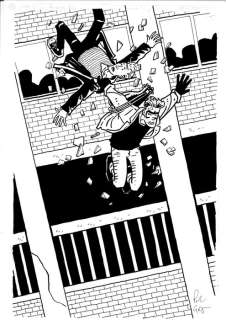 Grist, Paul - Original front page  - Burglar Bill 2