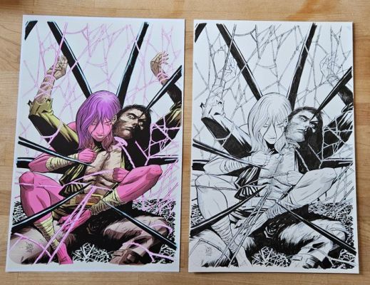 Drew Moss Original cover - Red Sonja - Sonjaversal # 4 Variant - 2021 | Catawiki