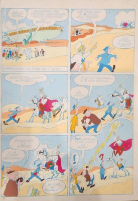 Pellos, René - 1 Mise en couleur - Les pieds nickelés T101 - Les Pieds Nickelés et le Ratascaphe - 1955 | Catawiki