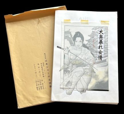 Ken Tsukikage - Original Manga Manuscript - "Ooku Abare Onnajo" COMPLETE Episode 1 (21 Pages) - with Publisher’s | Catawiki