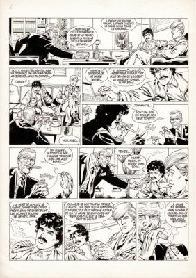 Mitton, Jean-Yves - 1 Original page - De Silence et de Sang T6 - Omerta - 1992 | Catawiki