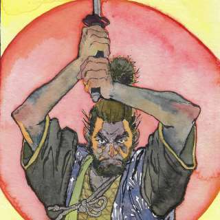 Merwan Chabane - Merwan - Miyamoto Musashi - illustration originale