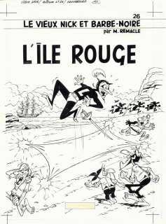 Remacle Marcel (1926-1999) - LE VIEUX NICK ET BARBE-NOIRE