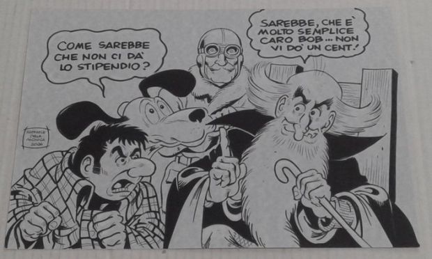 Della Monica, Raffaele - 1 Original drawing - Alan Ford - Omaggio a Magnus | Catawiki