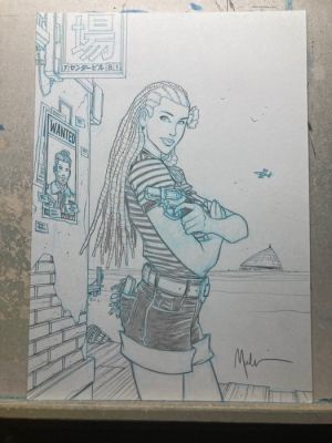 Malfin, Nicolas - 1 Original drawing - Golden City - Mifa - 2026 | Catawiki