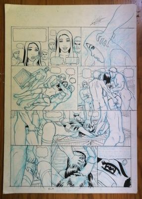 Gambedotti, Atilio - 1 Original page - Flora vol #1 - "BIENVENEU DANS LA MONDE DE LA BD" - 2006 | Catawiki