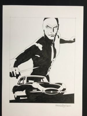 Zaniboni, Sergio - 1 Original drawing - Diabolik | Catawiki
