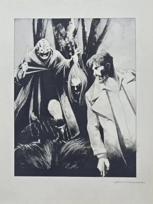 Roi, Corrado - 1 Original drawing - Dylan Dog - Progetto 666 - Lama di Rasoio