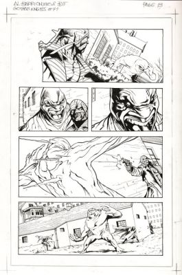 Al Barrionuevo & Bit - 1 Original page - Batman Gotham Knights