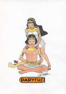 De Gieter | Papyrus, illustration à l’encre de Chine et à… | Millon