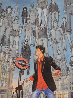 Nizzoli, Marco / Vanzella, Luca - 1 Original cover - Dylan Dog: Il Mondo di un Sogno Migliore - Oblio