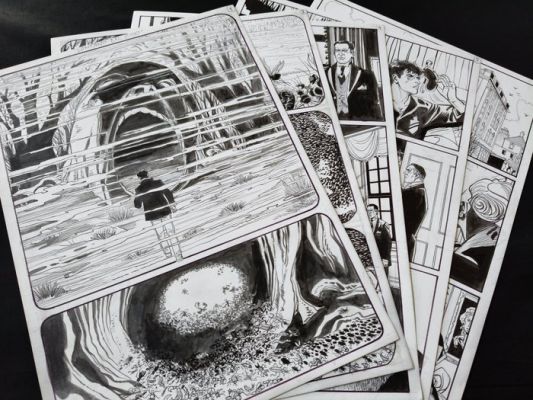 Montanari, Giuseppe - 5 Original page - Dylan Dog - Lontano dal buio | Catawiki