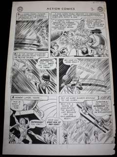 Stan Kaye, Wayne Boring - Action Comics #199 P.2 - All Action Superman & Soldiers - 1954