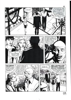 Mari, Nicola - 1 Original page - Dylan Dog #317 - "L’impostore" - 2015 | Catawiki