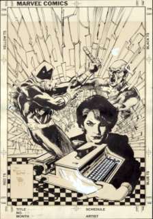 Sienkiewicz, Bill - MOON KNIGHT (1980-84) #33 Cover