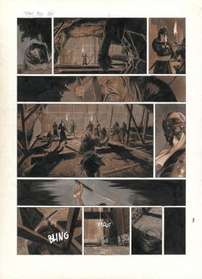 Eric Bourgier | Planche originale n°20 - Livre II - Drekkars - Servitude | Daniel Maghen