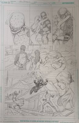 Fernando Dagnino (Pencil) Original page - Legion of Super-Heroes - #14, Page 3 | Catawiki