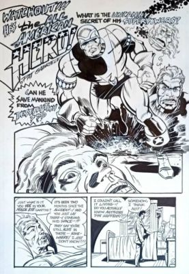 Angel "Pat" Gabriele - 1 Original page - American Hero - 1990 | Catawiki