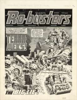 Gibbons, Dave - 2000 A.D. (UK) #101 Title Splash | ComicConnect