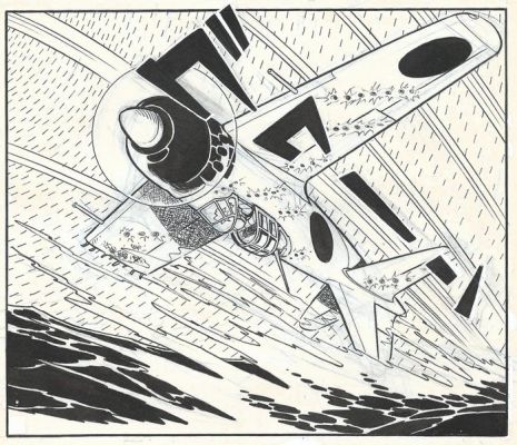 Hiroshi Kaizuka - 1 Original page - Zero Fighter March - Kanoya Kamikaze Attack Unit - 1967 | Catawiki