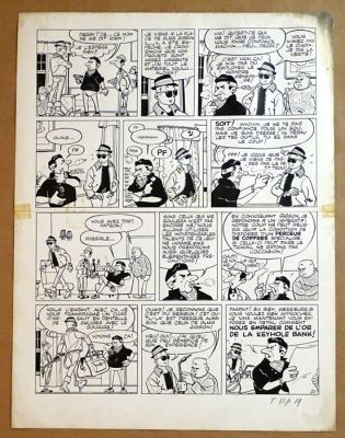 Greg - 1 Original page - Rock Derby - Défi de l’invisible planche 20 | Catawiki