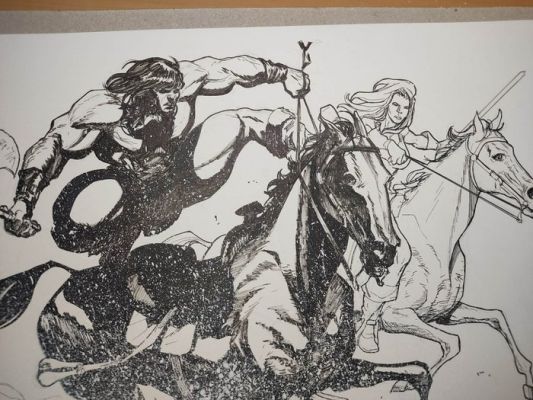 Marco Foderà - 1 Original drawing - Conan le Barbare - Conan e Red Sonja - 2026 | Catawiki