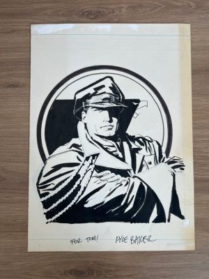 Kyle Baker - 1 Original drawing - Blackhawk - Janos Prohaska | Catawiki