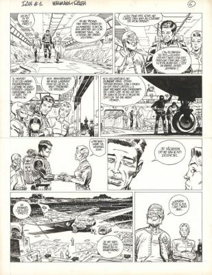 Ralph Meyer | Planche originale n°6 - Un singe électrique - IAN | Daniel Maghen