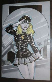 Gene Gonzales - lady blackhawk commission - 2009 signed